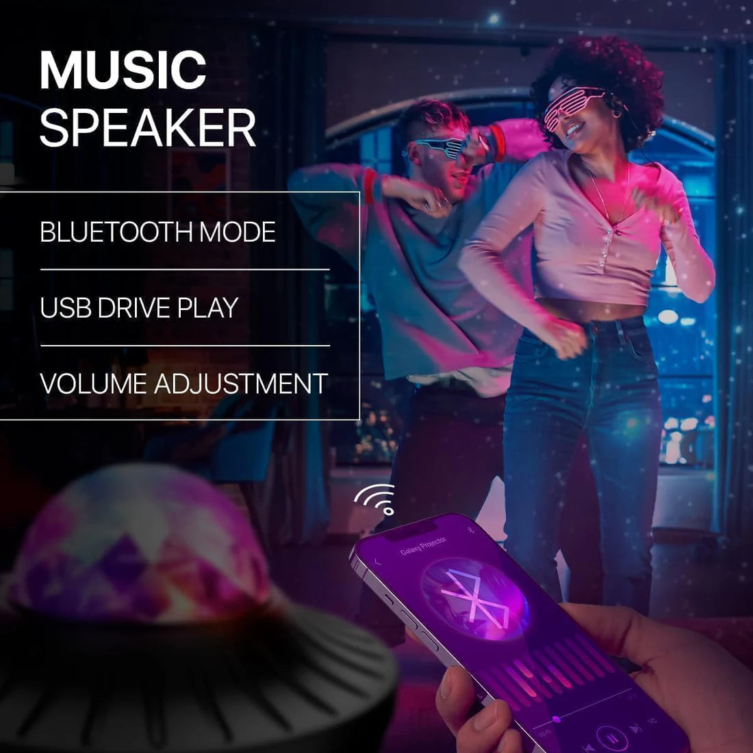Galaxy Ocean Light Projector